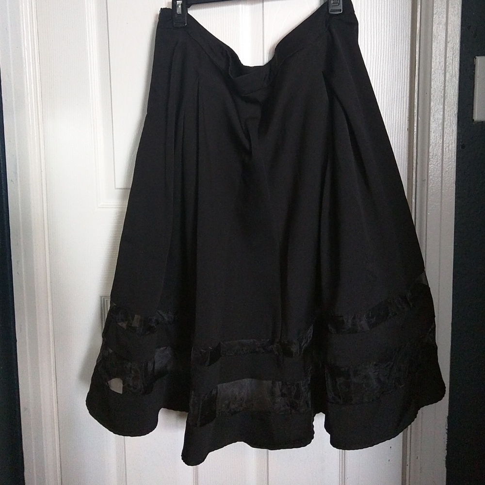 Torrid Mesh Detail A-Line Full Skirt 16